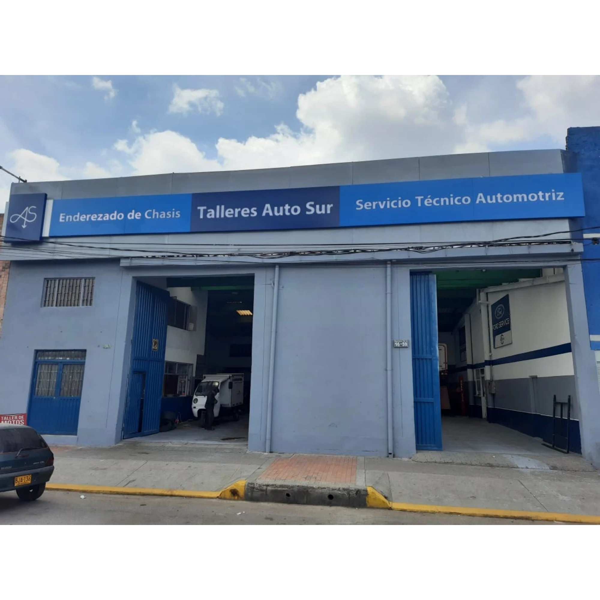 Fachada de Autosur, taller aliado RedMotor
